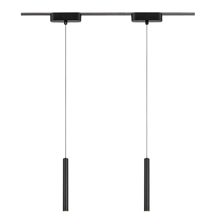 Rabalux - LED Lühter ühefaasilise rööbassüsteemi jaoks LED/5W/230V 3000K must