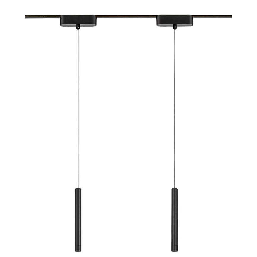 Rabalux - LED Lühter ühefaasilise rööbassüsteemi jaoks LED/5W/230V 3000K must