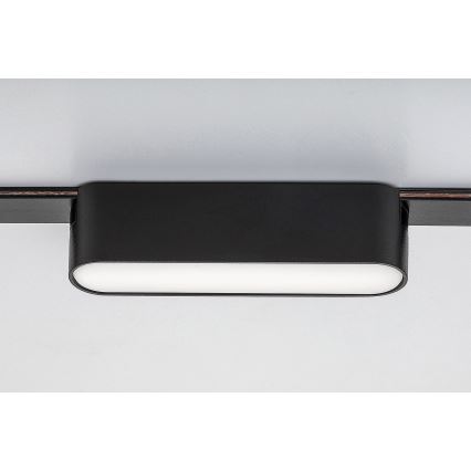 Rabalux - LED Laevalgusti 1-faasilisele rööbassüsteemile LED/6W/230V 3000K 11,5 cm must