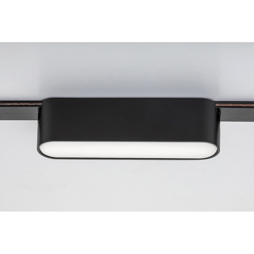 Rabalux - LED Laevalgusti 1-faasilisele rööbassüsteemile LED/6W/230V 3000K 11,5 cm must