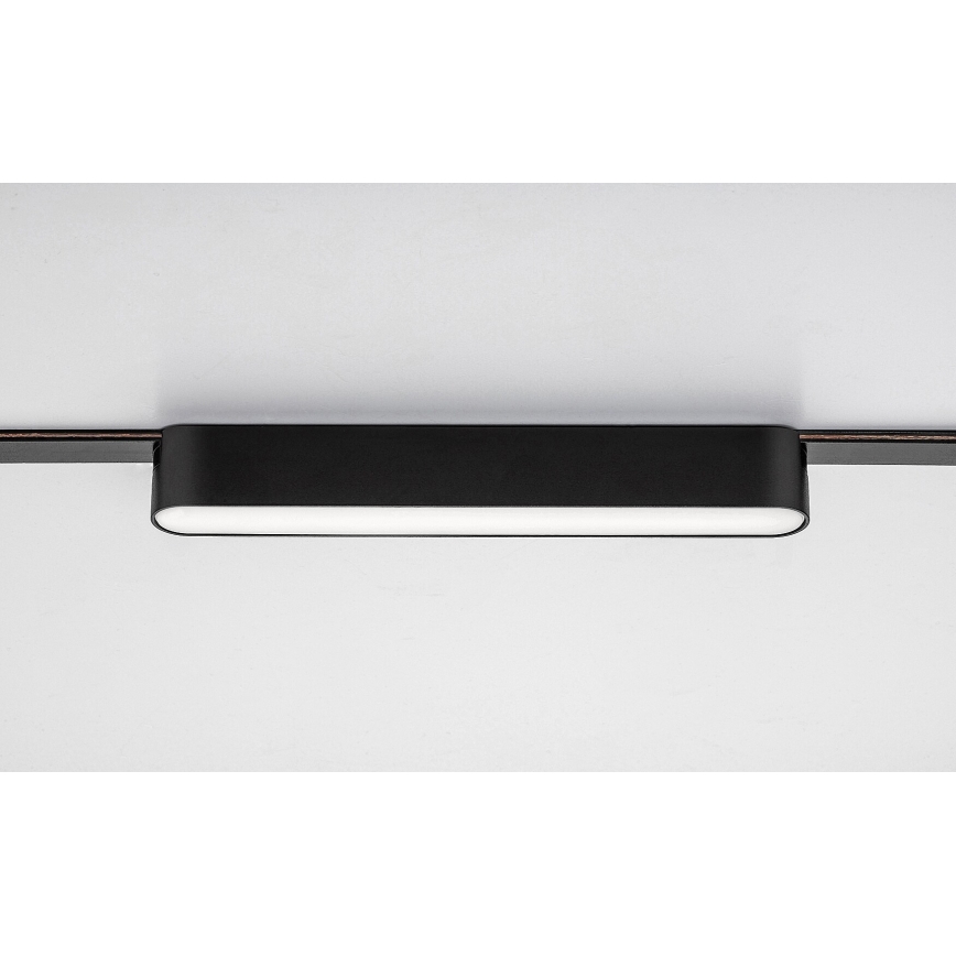 Rabalux - LED Laevalgusti 1-faasilisele rööbassüsteemile LED/12W/230V 4000K 22 cm must