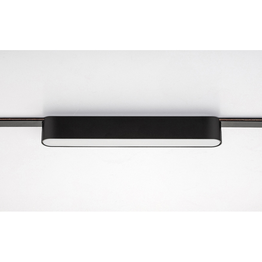 Rabalux - LED Laevalgusti 1-faasilisele rööbassüsteemile LED/12W/230V 4000K 22 cm must