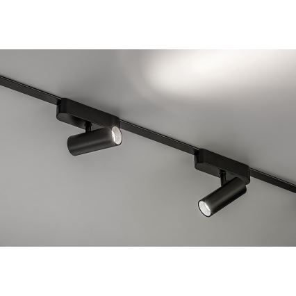 Rabalux - LED Kohtvalgusti 1-faasilisele rööbassüsteemile LED/6W/24V 4000K must