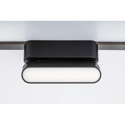 Rabalux - LED Laevalgusti 1-faasilisele rööbassüsteemile LED/6W/230V 4000K 11,5 cm must