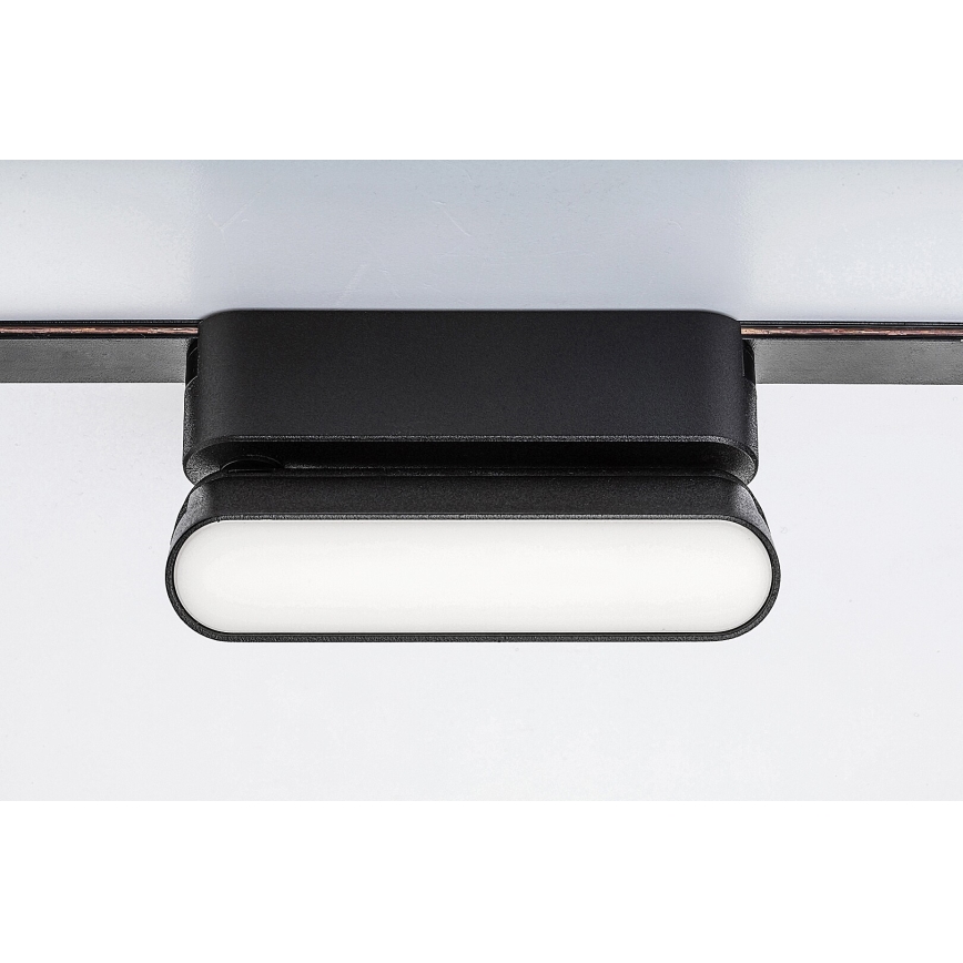 Rabalux - LED Laevalgusti 1-faasilisele rööbassüsteemile LED/6W/230V 4000K 11,5 cm must