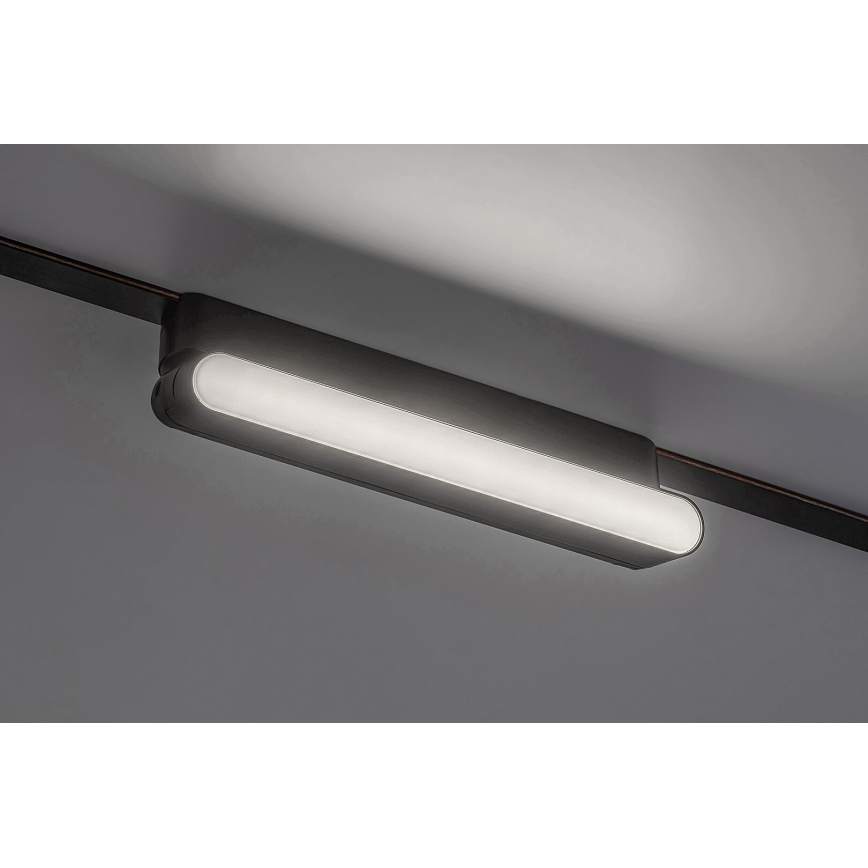 Rabalux - LED Laevalgusti 1-faasilisele rööbassüsteemile LED/12W/230V 4000K 22 cm must