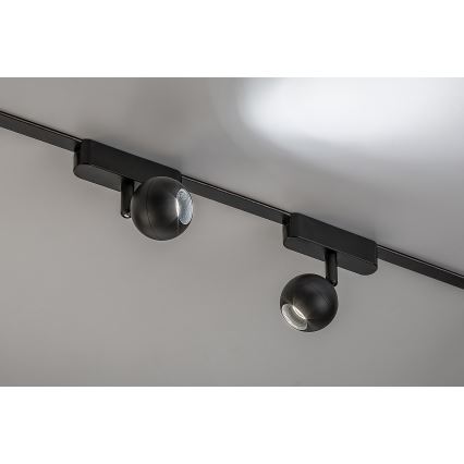 Rabalux - LED Kohtvalgusti 1-faasilisele rööbassüsteemile LED/5W/230V 4000K must