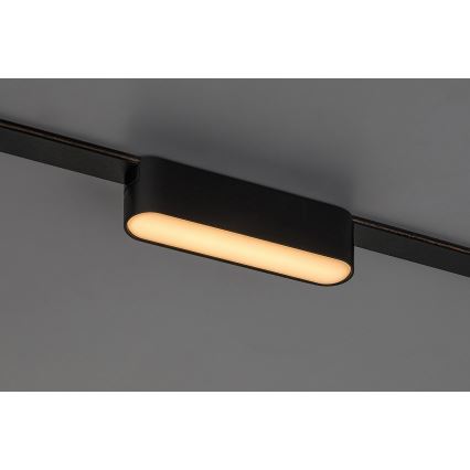 Rabalux - LED Hämardatav laevalgusti ühefaasilisse rööbassüsteemi LED/6W/24V 2700-5500K Wi-Fi Tuya 11,5 cm must