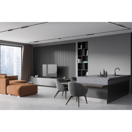 Rabalux - LED Hämardatav laevalgusti ühefaasilisse rööbassüsteemi LED/12W/24V 2700-5500K Wi-Fi Tuya 22 cm must