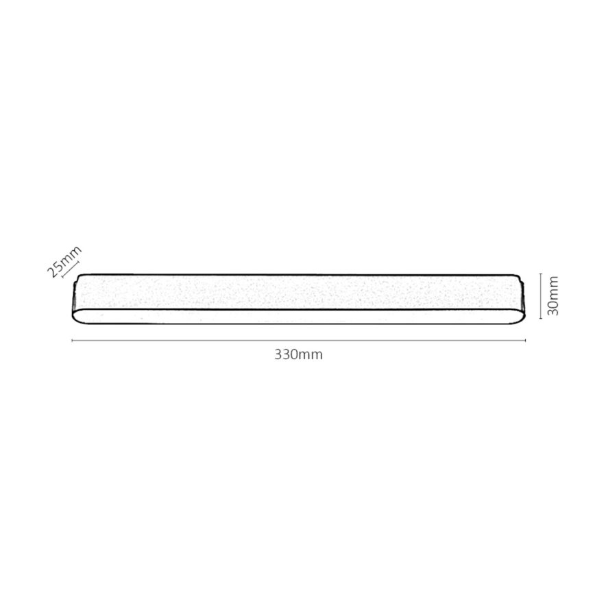 Rabalux - LED Hämardatav laevalgusti ühefaasilisse rööbassüsteemi LED/16W/24V 2700-5500K Wi-Fi Tuya 33 cm must