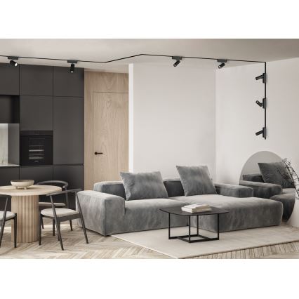 Rabalux - LED Hämardatav kohtvalgusti ühefaasilisse rööbassüsteemi LED/9W/24V 2700-5500K Wi-Fi Tuya must