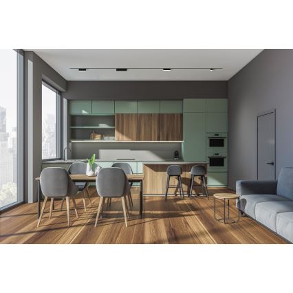 Rabalux - LED Hämardatav laevalgusti ühefaasilisse rööbassüsteemi LED/4W/24V 2700-5500K Wi-Fi Tuya 11,5 cm must