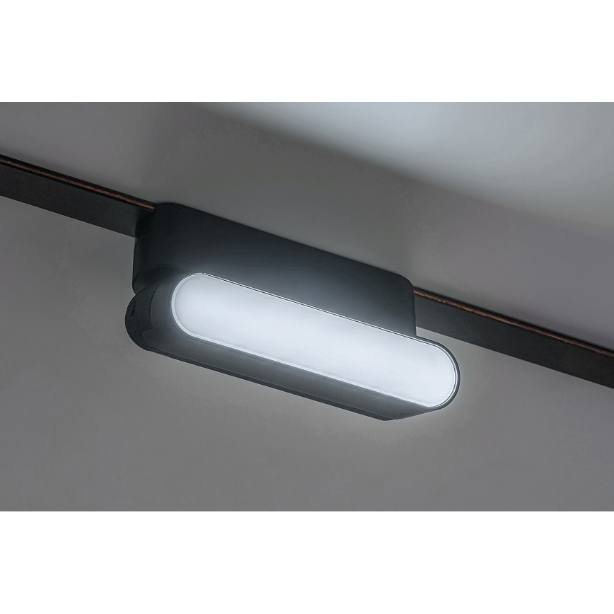 Rabalux - LED Hämardatav laevalgusti ühefaasilisse rööbassüsteemi LED/4W/24V 2700-5500K Wi-Fi Tuya 11,5 cm must