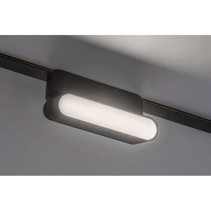 Rabalux - LED Hämardatav laevalgusti ühefaasilisse rööbassüsteemi LED/4W/24V 2700-5500K Wi-Fi Tuya 11,5 cm must