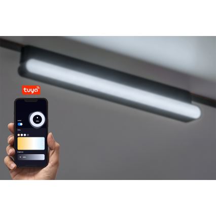 Rabalux - LED Hämardatav laevalgusti ühefaasilisse rööbassüsteemi LED/13W/24V 2700-5500K Wi-Fi Tuya 33 cm must