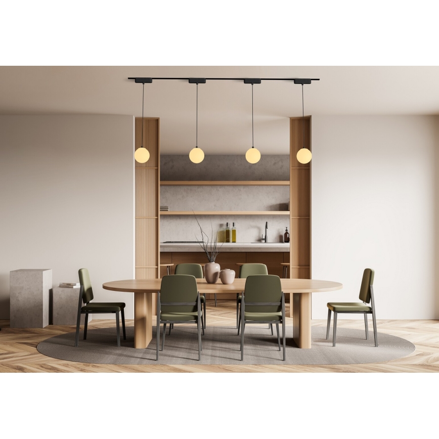 Rabalux - LED Hämardatav lühter ühefaasilise rööbassüsteemi jaoks LED/5W/24V 2700-5500K Wi-Fi Tuya must