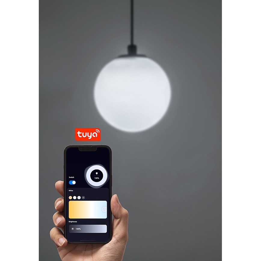 Rabalux - LED Hämardatav lühter ühefaasilise rööbassüsteemi jaoks LED/5W/24V 2700-5500K Wi-Fi Tuya must