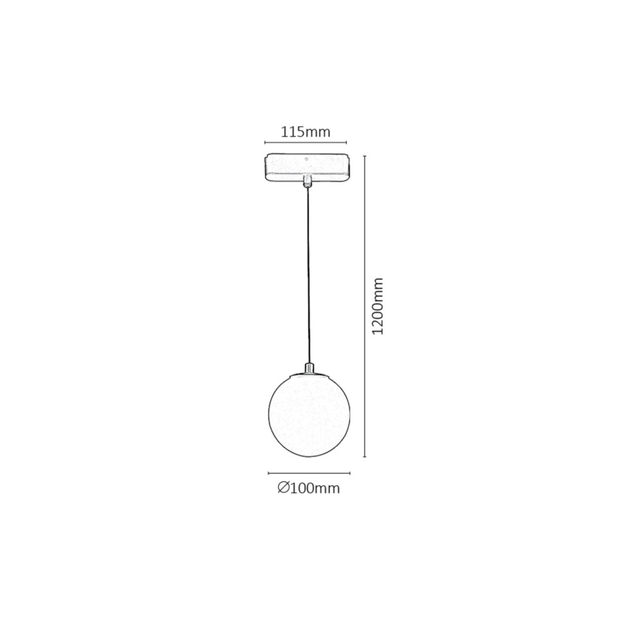 Rabalux - LED Hämardatav lühter ühefaasilise rööbassüsteemi jaoks LED/5W/24V 2700-5500K Wi-Fi Tuya must