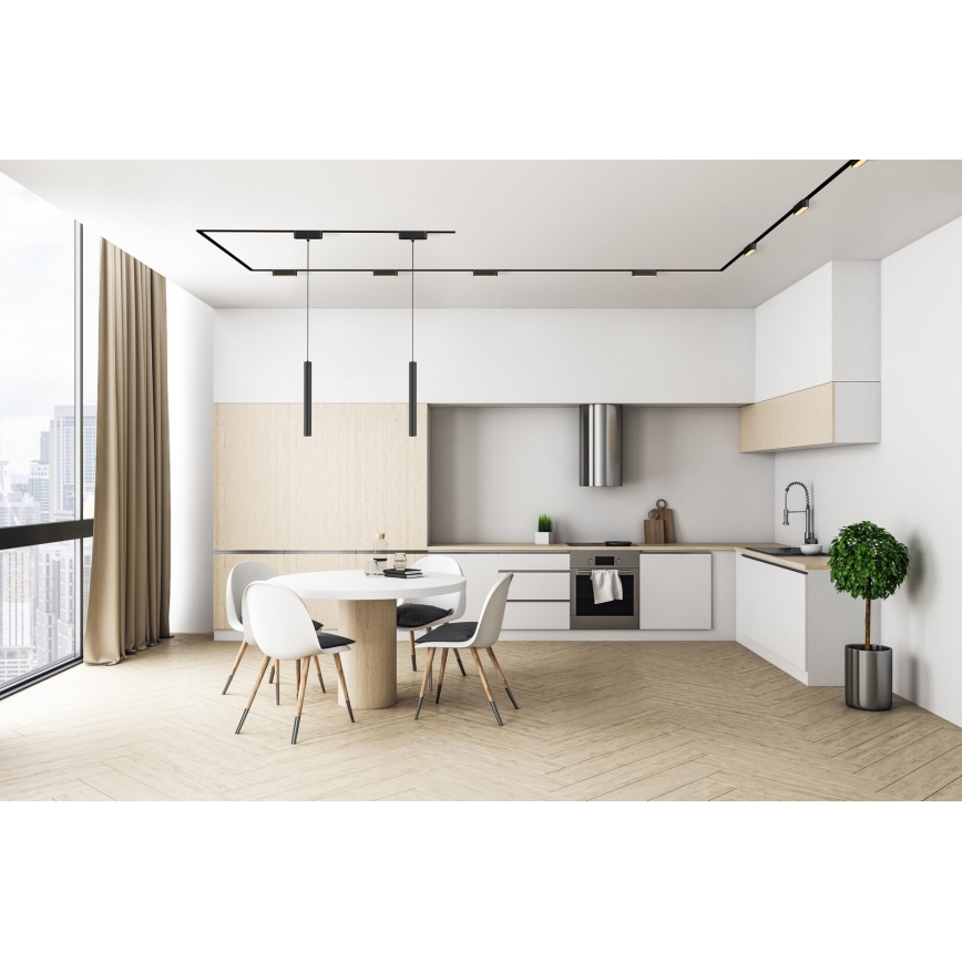Rabalux - LED Hämardatav lühter ühefaasilise rööbassüsteemi jaoks LED/5W/24V 2700-5500K Wi-Fi Tuya must