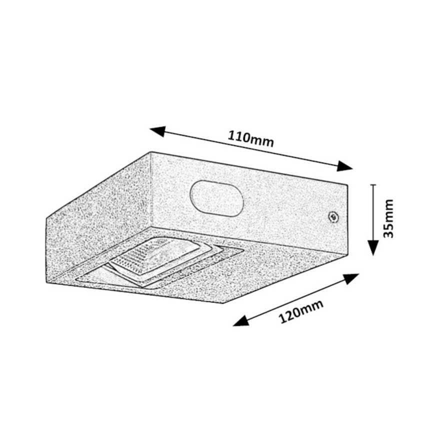 Rabalux - LED Väli seinavalgusti LED/7W/230V IP65