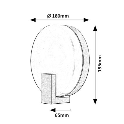 Rabalux - LED Väli seinavalgusti LED/10W/230V IP44