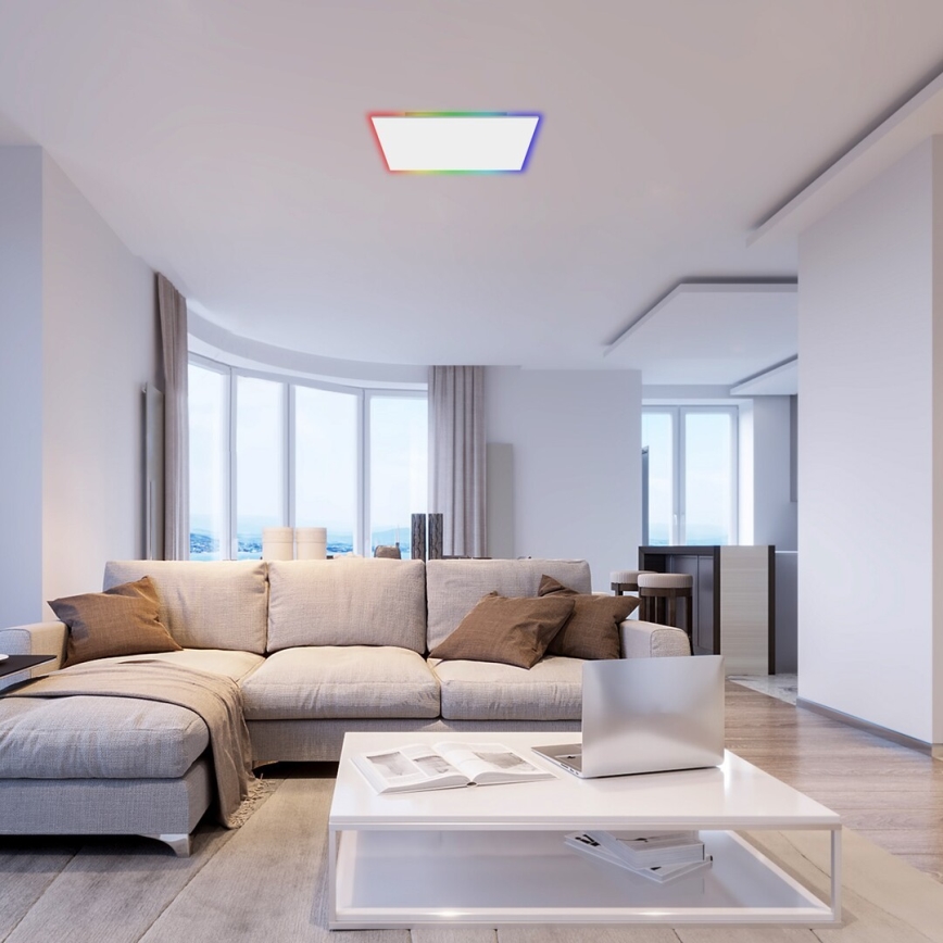 Rabalux - RGB LED Hämardatav laevalgusti LED/18W/230V 3000-6500K 30x30 cm + kaugjuhtimispult