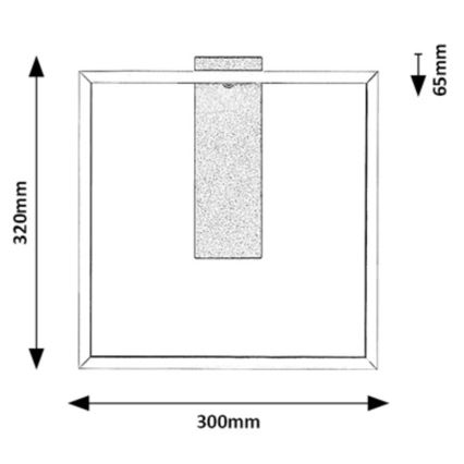 Rabalux - LED Seinavalgusti LED/14W/230V 4000K