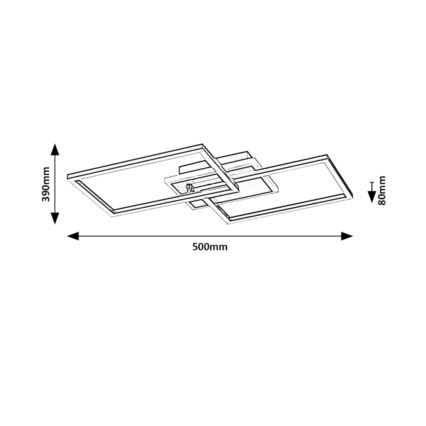 Rabalux - LED Laevalgusti LED/40W/230V 3000K must