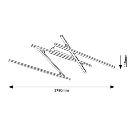 Rabalux - LED Laevalgusti LED/40W/230V 4000K