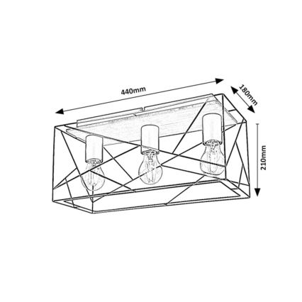 Rabalux - Laevalgusti 3xE27/40W/230V