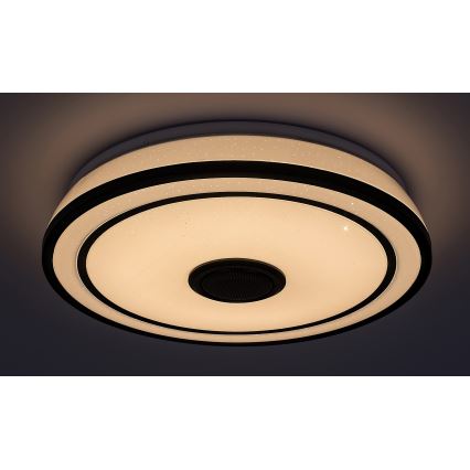 Rabalux - LED RGB hämardatav laelamp kõlariga LED/24W/230V 3000-6500K + kaugjuhtimispult läbimõõt 39,5 cm