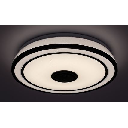 Rabalux - LED RGB hämardatav laelamp kõlariga LED/24W/230V 3000-6500K + kaugjuhtimispult läbimõõt 39,5 cm