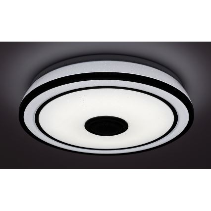 Rabalux - LED RGB hämardatav laelamp kõlariga LED/24W/230V 3000-6500K + kaugjuhtimispult läbimõõt 39,5 cm