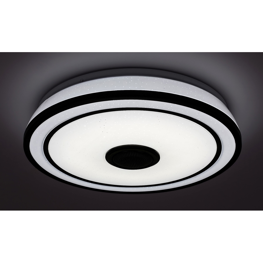 Rabalux - LED RGB hämardatav laelamp kõlariga LED/24W/230V 3000-6500K + kaugjuhtimispult läbimõõt 39,5 cm