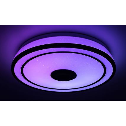 Rabalux - LED RGB hämardatav laelamp kõlariga LED/24W/230V 3000-6500K + kaugjuhtimispult läbimõõt 39,5 cm