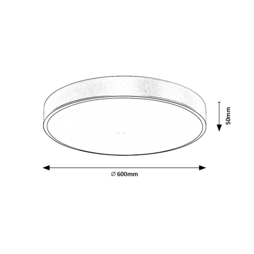 Rabalux - LED Hämardatav laevalgusti LED/60W/230V 3000-6000K + kaugjuhtimispult