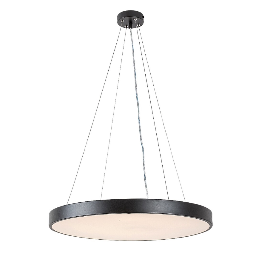 Rabalux - LED Hämardatav lühter LED/60W/230V 3000-6000K must + kaugjuhtimispult