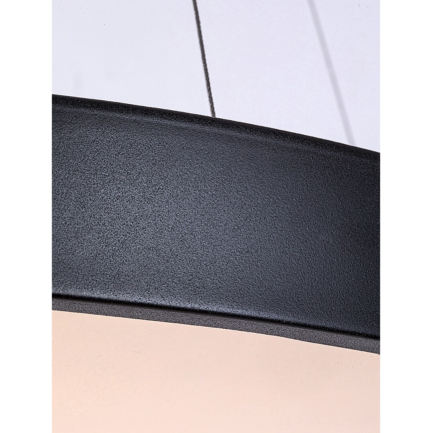 Rabalux - LED Hämardatav lühter LED/60W/230V 3000-6000K must + kaugjuhtimispult