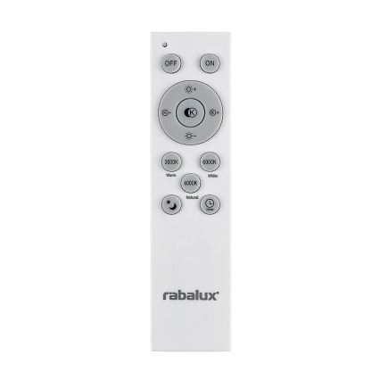 Rabalux - LED Hämardatav lühter LED/60W/230V 3000-6000K must + kaugjuhtimispult