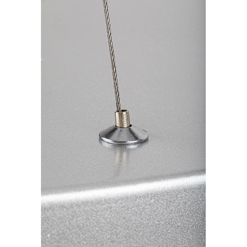 Rabalux - LED Hämardatav lühter LED/60W/230V hõbedane 3000-6000K + kaugjuhtimispult