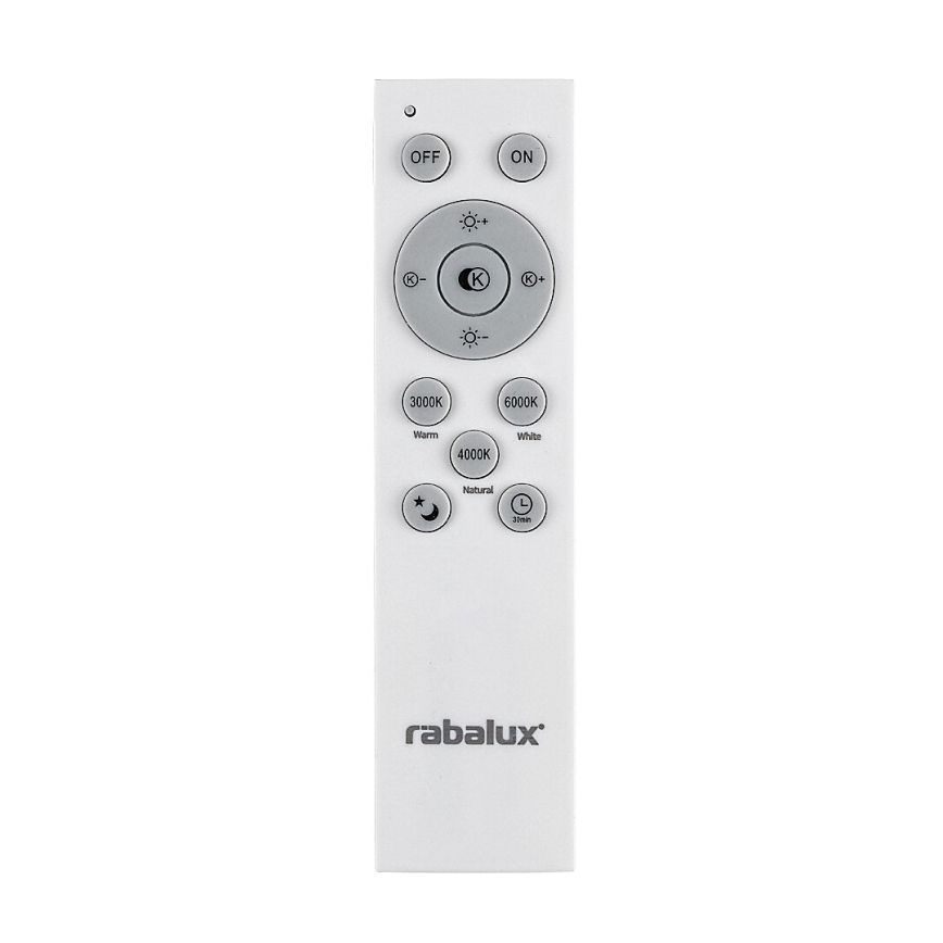 Rabalux - LED Hämardatav lühter LED/60W/230V hõbedane 3000-6000K + kaugjuhtimispult
