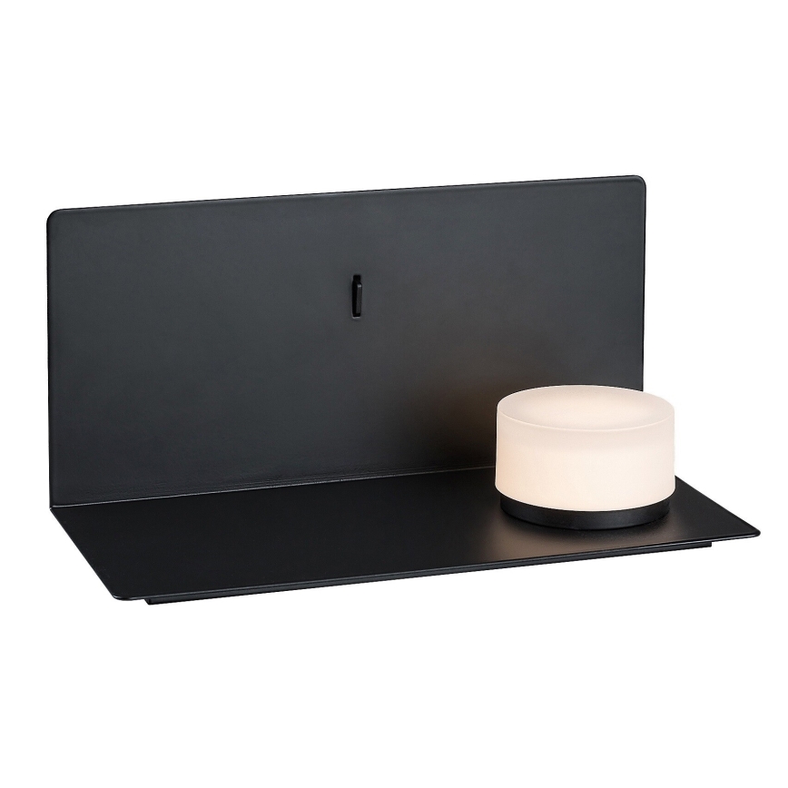 Rabalux - LED Riiuliga seinavalgusti ja USB portem LED/6W/230V 3000K