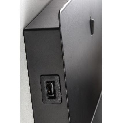 Rabalux - LED Riiuliga seinavalgusti ja USB portem LED/6W/230V 3000K