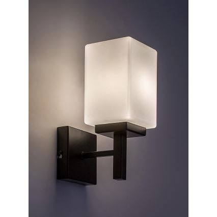 Rabalux - Seinavalgusti vannituppa 1xE14/10W/230V IP44 must