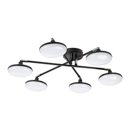 Rabalux - LED Pinnale kinnitatav lühter 6xLED/4W/230V 3000K must
