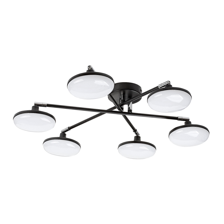 Rabalux - LED Pinnale kinnitatav lühter 6xLED/4W/230V 3000K must