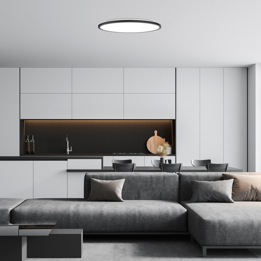 Rabalux - LED Laevalgusti LED/36W/230V 3000/4000/6000K d. 50 cm must