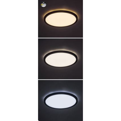 Rabalux - LED Laevalgusti LED/36W/230V 3000/4000/6000K d. 50 cm must