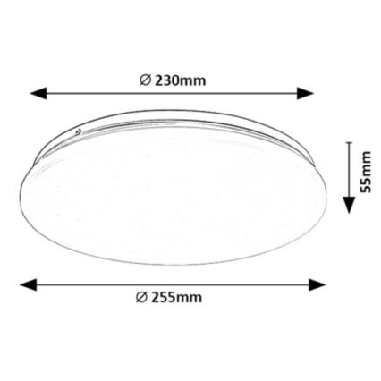 Rabalux - LED Laevalgusti LED/12W/230V 3000K 25 cm