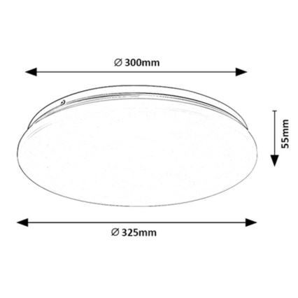 Rabalux - LED Laevalgusti LED/18W/230V 4000K 32 cm